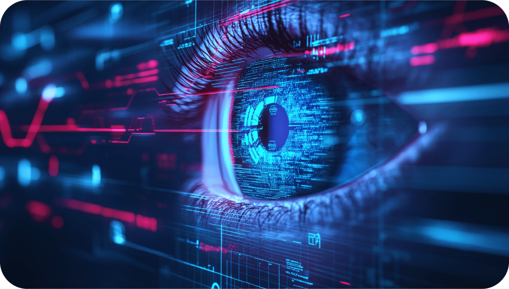 Futuristic image eye