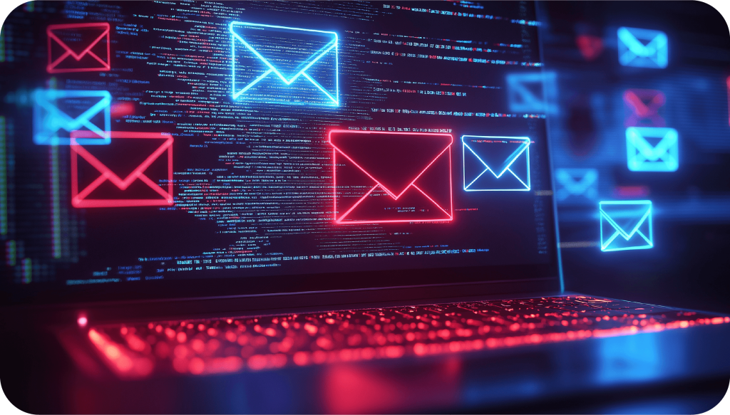 Futuristic image emails