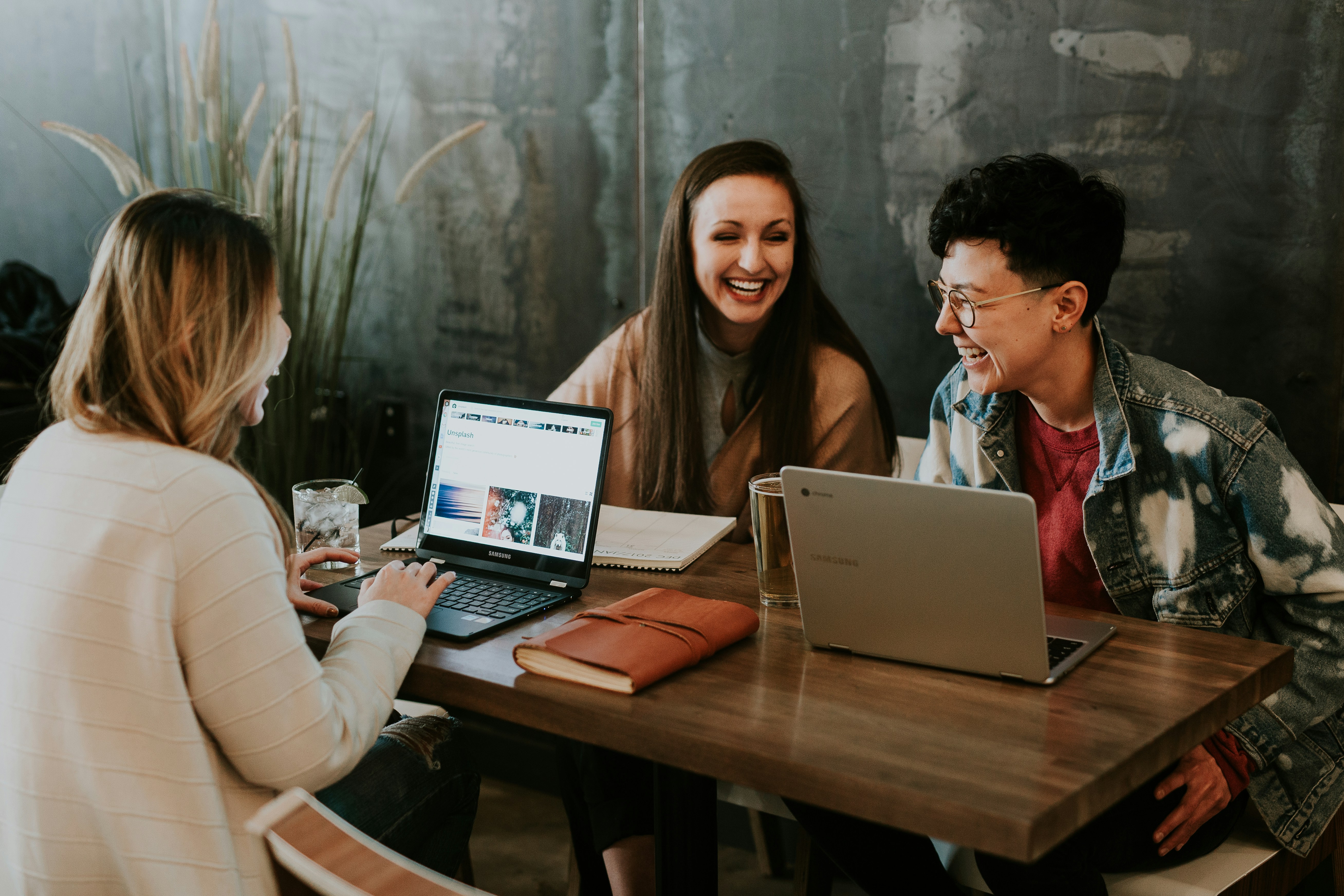people working together in office